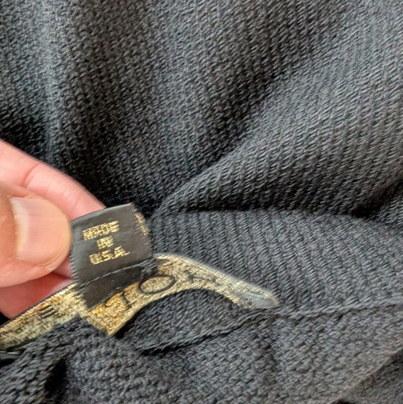 St. John Black Midi Knit Skirt sz 12 - Picture 5 of 5